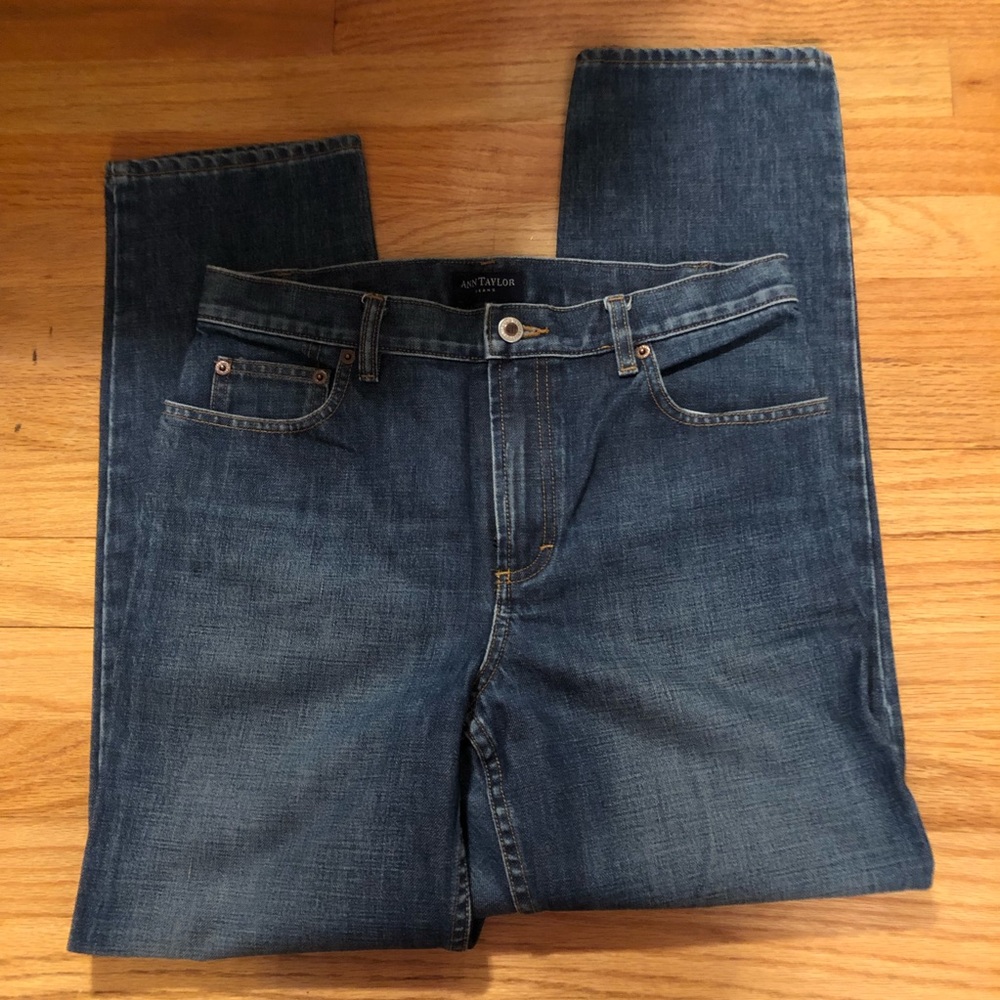 Ann Taylor Special Edition Jeans Slim 6 Ankle o - Picture 3 of 8